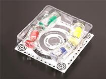 Bar KTV drinking fun wine set game Paper card wine glass game Lucky turn around music with chips