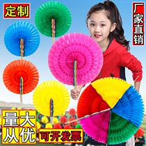 Sports Games Entry Prop Handles Flower spherical color discoloration fan Sun flower opening ceremony props dance performances