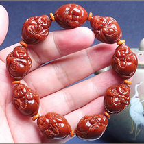 Jade Chemical Bag Berries Olive Nuclear Bracelet Perfect Wrapping Pulp 8 Mallever Nuclear Sculptures Play Back Blood pieces Hommes et femmes bracelet