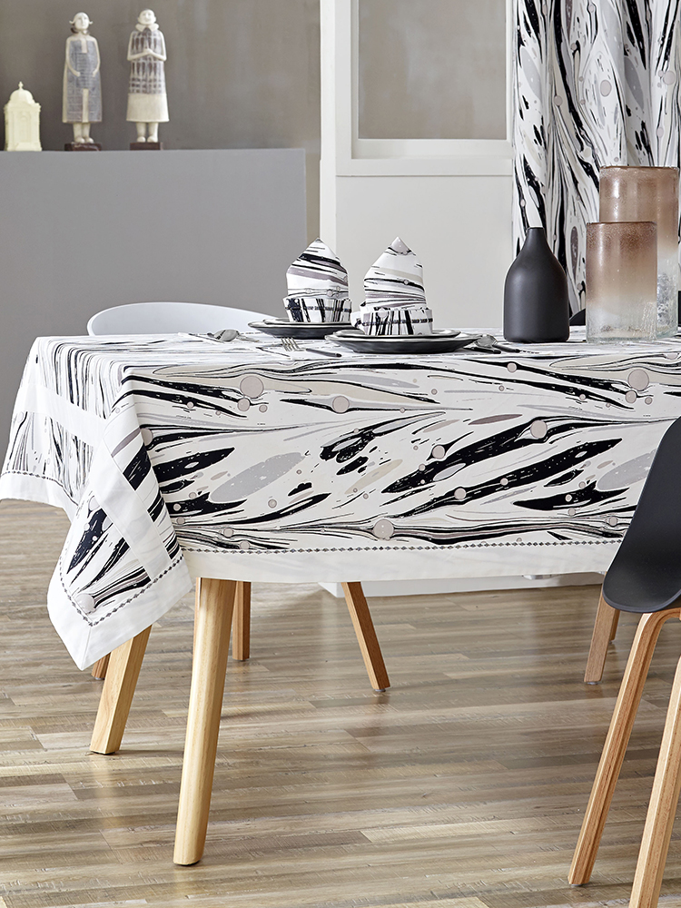 Cosyland Kayira cotton table cloth Art tablecloth cover cloth Coffee table cloth Nordic modern simple rectangular