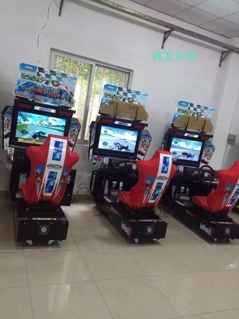 Large Amusement Park Game Machine, Racing Simulator, Driving Park, Children's Coin-Operated Entertainment Hall Equipment, Amusement Machine