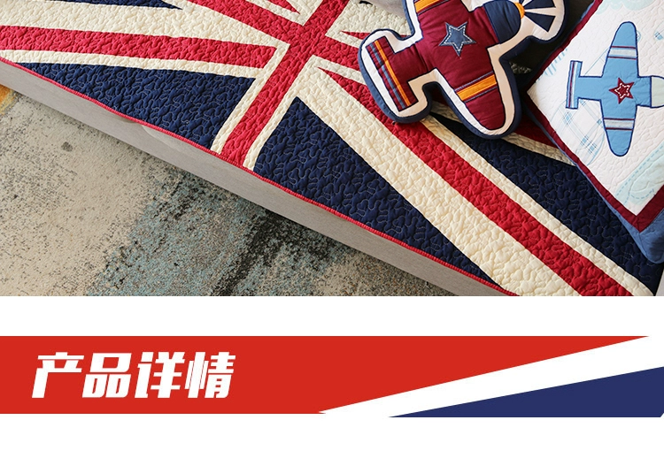 Union Jack sofa sofa bông đệm xuất khẩu sang Hàn Quốc handmade chăn giặt khăn sofa đệm nỗi nhớ retro - Ghế đệm / đệm Sofa