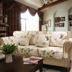 bộ khăn kết hợp ghế sofa đệm sofa đệm trượt bông cổ điển vải mộc hoa bông hộ gia đình dựa Mỹ - Ghế đệm / đệm Sofa thảm ghế sofa Ghế đệm / đệm Sofa
