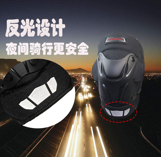 SCOYCO phù hợp với lông vũ nam và nữ phá vỡ chân chống gió ấm thiết bị cưỡi xe máy đầu gối đầu máy thiết bị bảo vệ hiệp sĩ ngắn bộ bảo vệ đầu gối