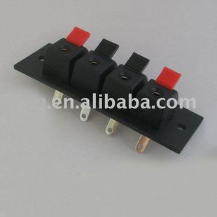 Teeming JS-42 wiring terminal wiring terminals four couplets old type spring binding posts 25 boxes