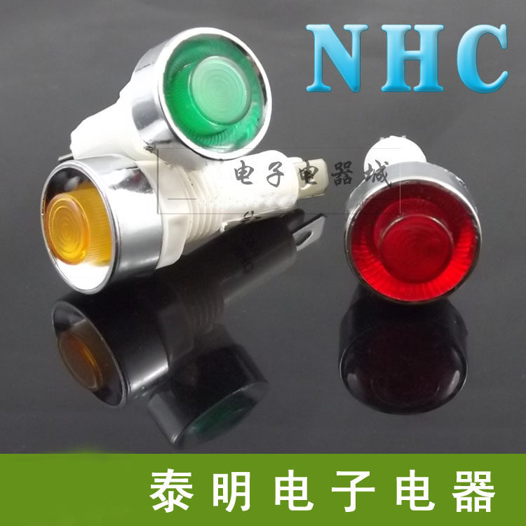 Temming Signal Lamp LED NHC DC12V DC24V AC220V 10mm AC220V