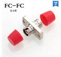 Direct sales FC-FC UPC rectangular zinc alloy fiber optic adapter Flange coupler adapter