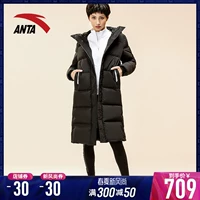 Anta down jacket Quần áo nữ 2018 mùa đông mới trùm đầu giản dị mặc áo dài phần dày áo ấm thể thao nữ - Thể thao xuống áo khoác áo phao béo nữ hàn quốc