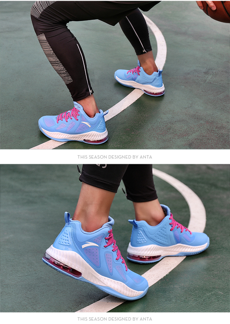 Anta của nam giới giày đệm không khí giày bóng rổ nam cao giúp mùa hè 2018 new breathable sinh viên hấp thụ sốc mang giày thể thao giày lười thể thao nam