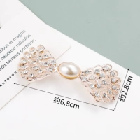 G-13-33 большая пряжка со стразами и бриллиантами