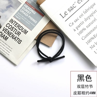 Профили черного двухслойного бамбука толщиной около 4 мм - 10 шт.