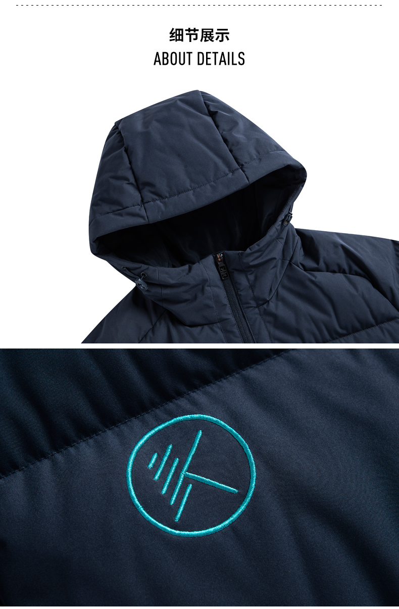 Anta down jacket nam thể thao top 2018 áo khoác mới ấm áp áo khoác nam thoải mái 15841969 - Thể thao xuống áo khoác áo phao hàn quốc nam