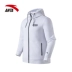 Anta Men Sports Top 2019 Mới mùa thu Đan áo len nam Áo khoác hoodie Áo khoác nam - Áo khoác thể thao / áo khoác áo khoác anta Áo khoác thể thao / áo khoác