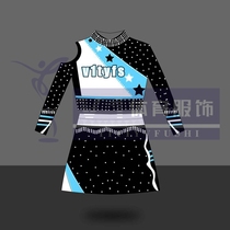 New student competition professional flower ball cheerleading skills cheerleading competition clothing professional competition flower ball clothing