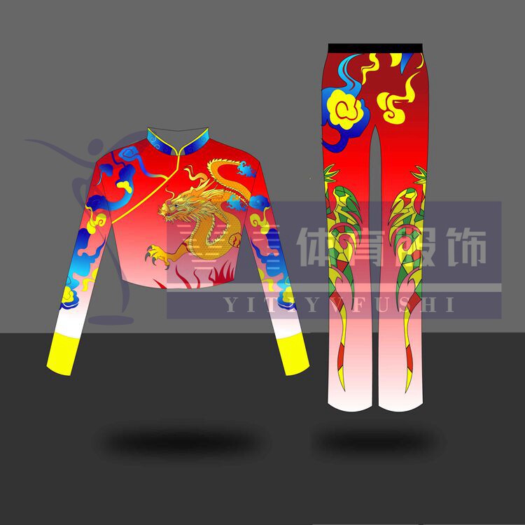 Student Art Exam Gymnastics Suit Fox aerobics fitness playground Professional Competition Performance Dance Clothing Dew tummy