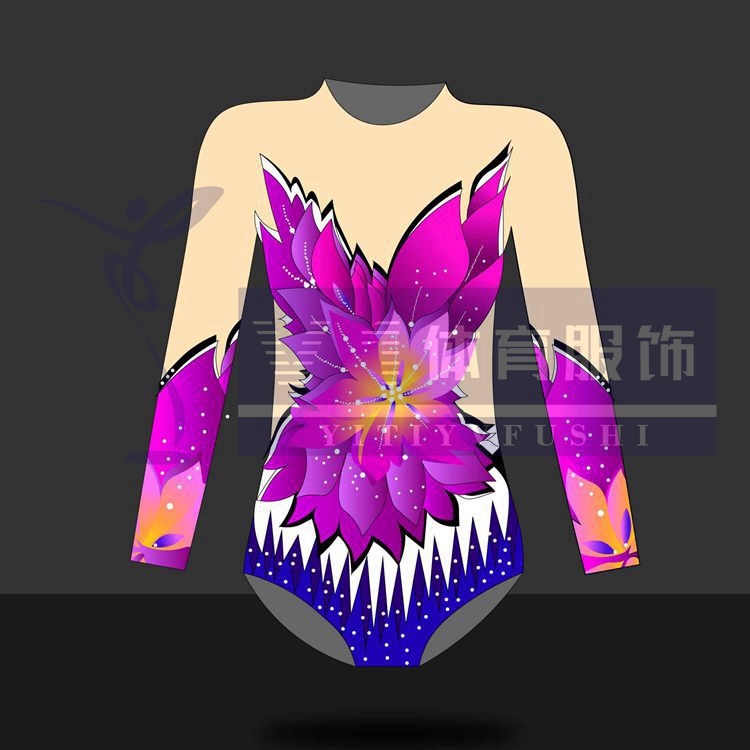Competitive gymnastics suits, mass aerobics competition suits, student art test gymnastics suits, one-piece suits
