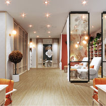 Beauty salon decoration design Net red nail salon skin Management Center micro plastic storefront decoration design renderings
