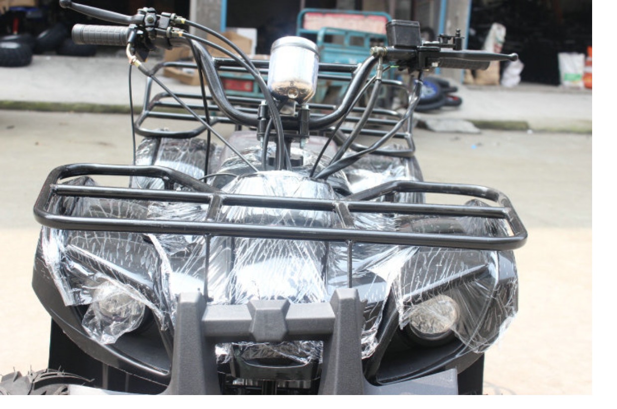 Xe địa hình thành phố ATV xe tăng nhỏ ATV xe tăng sắt 125 125 thùng sắt đôi phanh off-road ATV xe vespa điện cho bé