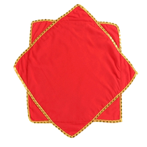 Dance handkerchiefs a pair of Northeastern two-person square dance yangko childrens octagonal scarf special red handkerchief for grade examination