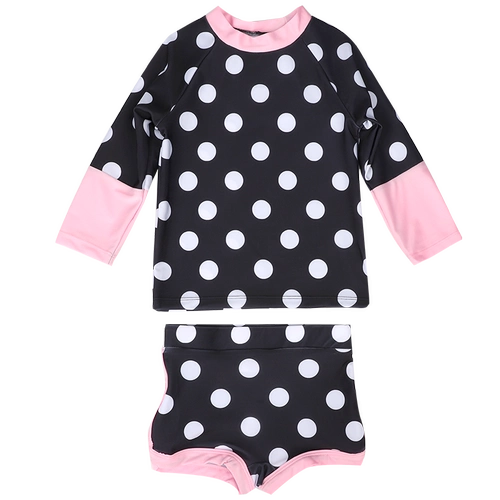 Детский купальник, раздельный лонгслив, детские штаны для раннего возраста, 2-8 лет, защита от солнца