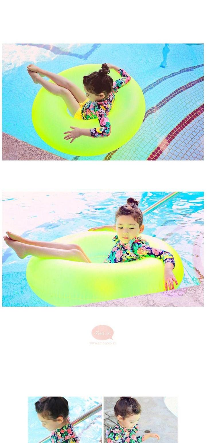 Đồ bơi cho bé gái Đồ bơi chia tay Công chúa Váy dài tay Sun Girl Baby Baby Đồ bơi Hàn Quốc - Bộ đồ bơi của Kid đồ bơi trẻ em nữ 12 tuổi