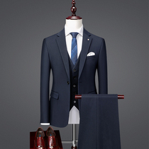 High-end wedding suit suit men groom casual suit men business dress British style handsome dress career