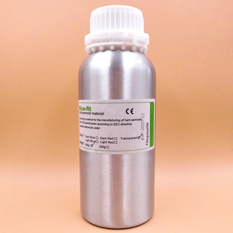 German import nice-fit500g grams transparent resin nicefit UV light curing DIY headphone shell material