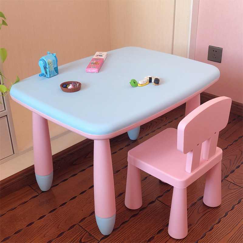 Set table and chairs Children learn to draw tables and chairs Children table and chairs 1 set of children's book and chairs to write