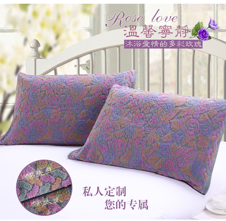 AILANDI Hoa oải hương In gối Gối Cotton mềm thoải mái Cặp đôi gối 2 gói khăn choàng gối