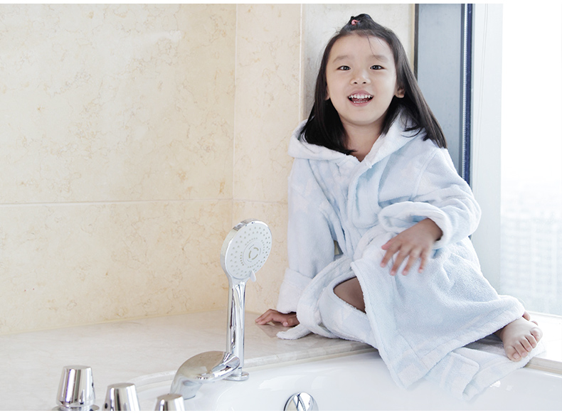 AILAND sợi tre bông đội mũ trùm đầu kỷ niệm áo choàng tắm trẻ em của đại dương dày thấm khăn tắm áo choàng tắm - Khăn tắm / áo choàng tắm khăn lau mặt cao cấp