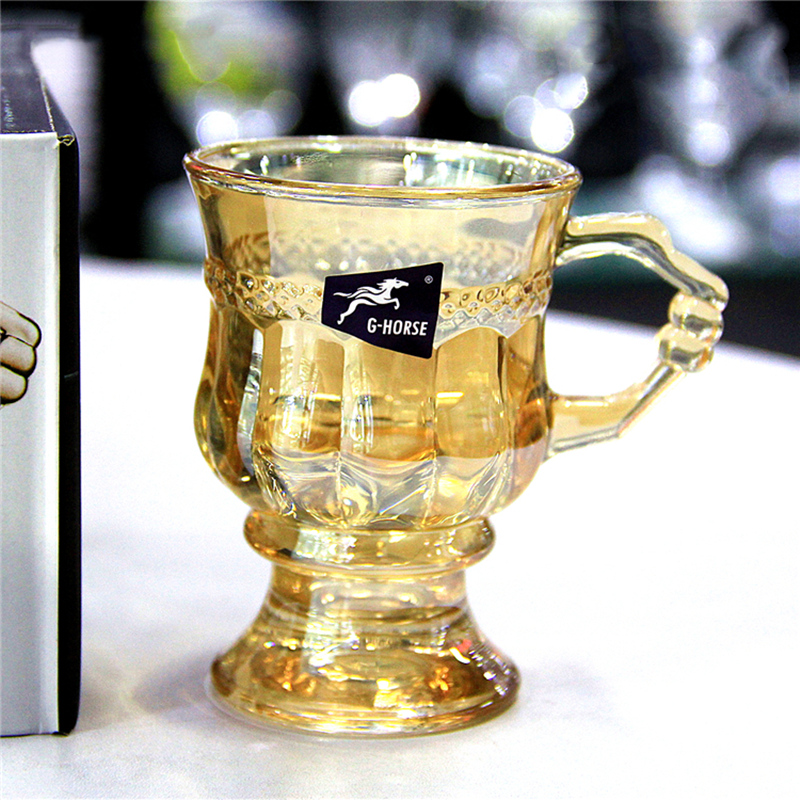 Crystal Glass Delicate Mug Beer Cups Creative Personality High-end Wine Glasses Glass Cups with Red Wine Glasses