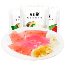 Yunnan specialty cat Duoli flower gear konjac rose pie Jasmine Luoshen pie 500g Jelly flower snacks