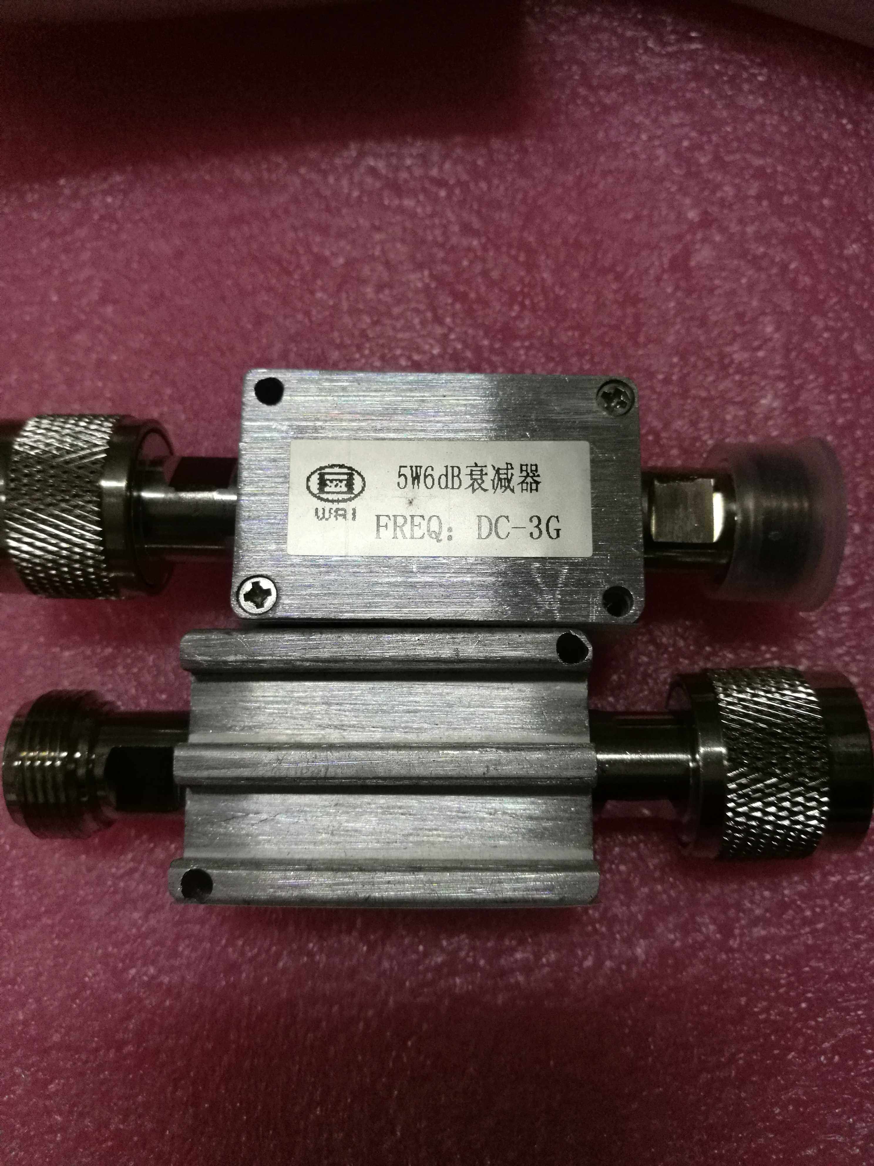Coaxial fixed attenuator 6dB Beacon DC-3G 5W N-type coaxial attenuator