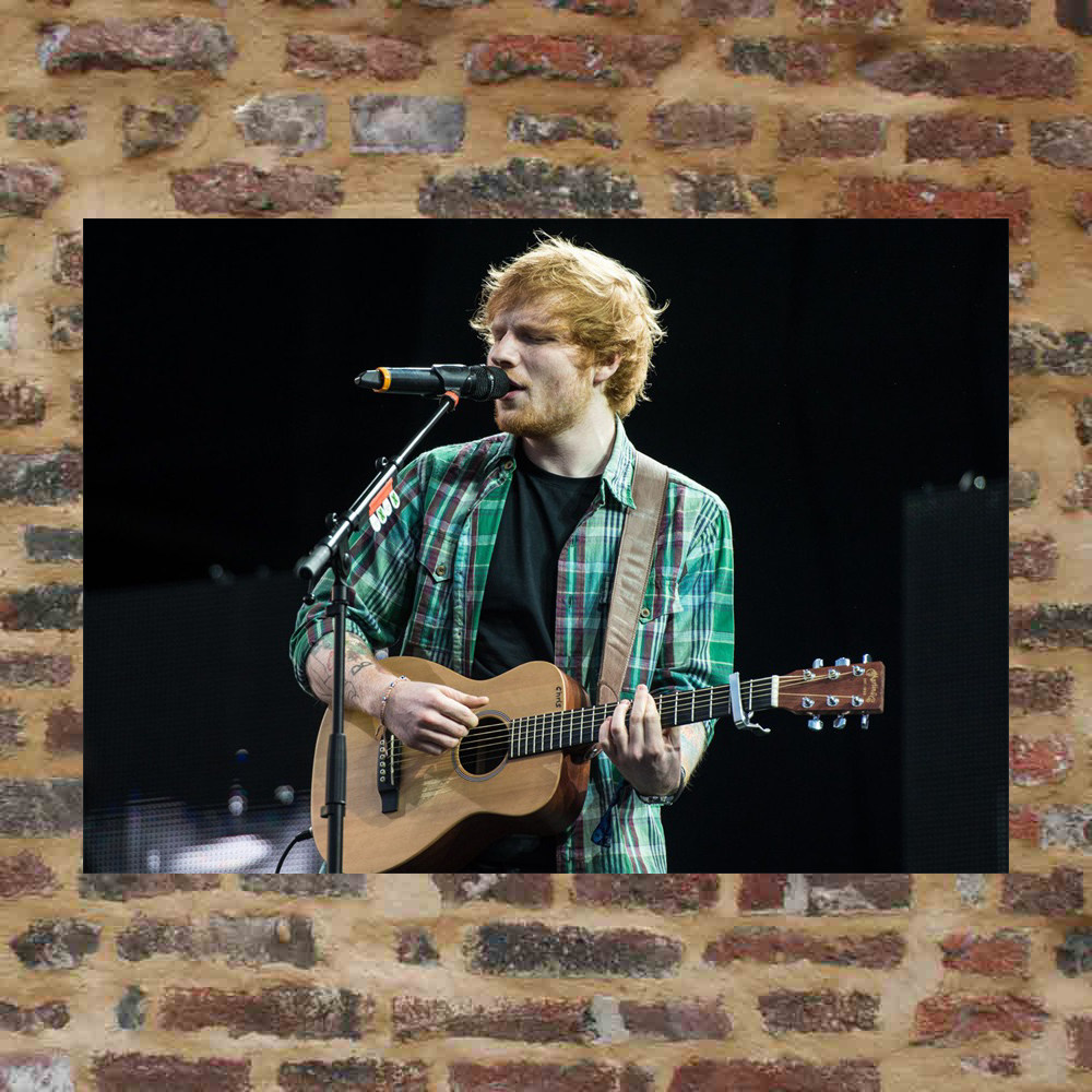 Ed Sheeran Ed Sheeran poster ETL007 for a total of 99 full 8 yellow boss posters perimeter