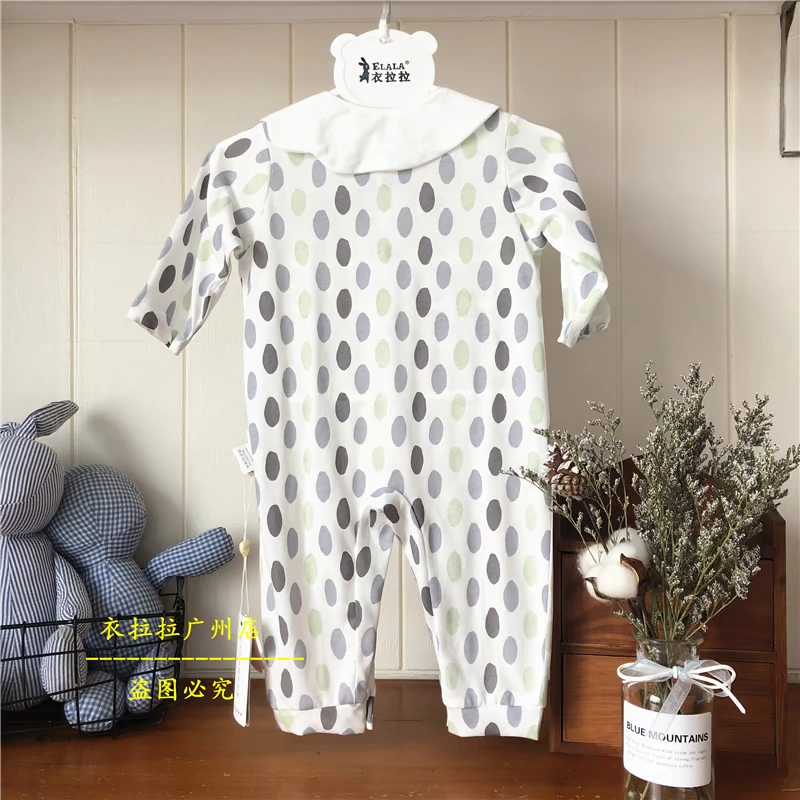 Mùa hè siêu mỏng cho bé sơ sinh tay dài một mảnh romper bé gái cotton romper 0-2 tuổi - Áo liền quần