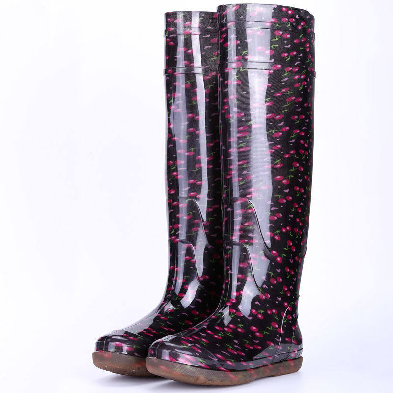 Transplanting Shoes High Cylinder Over Knee Rain Shoes Non-slip Involved Fishing Pants Fishing Fishing Soft Base Rain Boots Work Abrasion Resistant Down Field Water Shoes