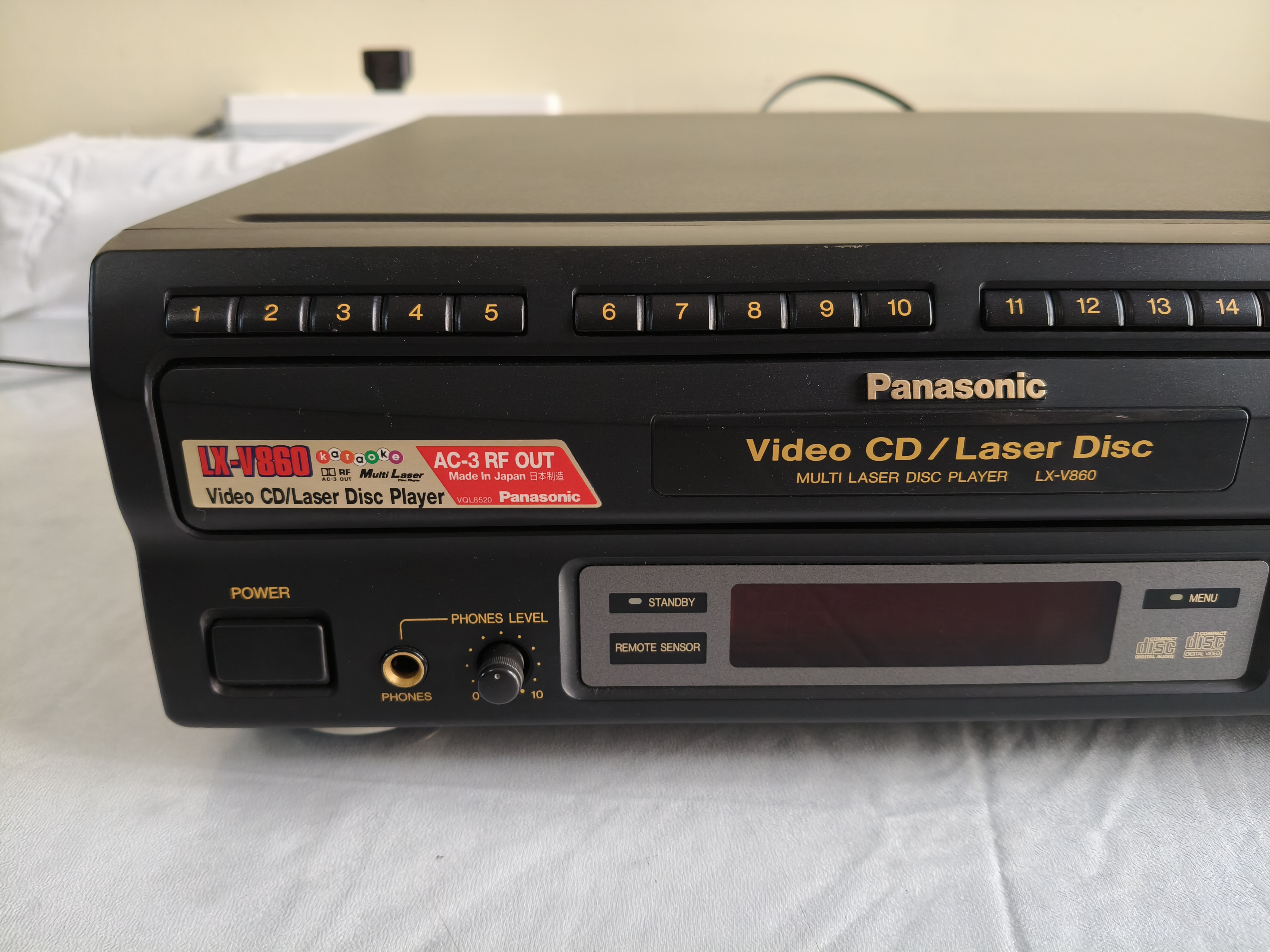 松下LD/CD大影碟机LX-V860，二手原装进口的魅力何在？-影碟机