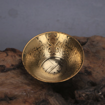 Jingdezhen antique gilt lotus hat cup with Man Gong Fu pattern fully handmade for daily use and fired at high temperature