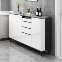 Sideboard 30cm ultra-thin modern minimalist white integrated wall-side cabinet narrow slate locker restaurant tea cabinet
