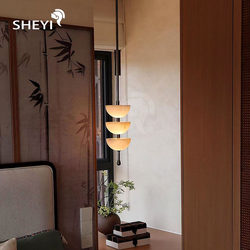 Modern Light Luxury Spanish Imported Marble Bedroom Small Pendant Light with a High-End Feel, Suitable for Dining Room, Bar Counter, and Model Room, Featuring a Unique Design