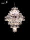 Songbeike Modern Light Luxury Imported Egyptian Crystal Pagoda Chandelier, Luxurious Living Room Main Light, Italian-Style Restaurant Atmospheric Light