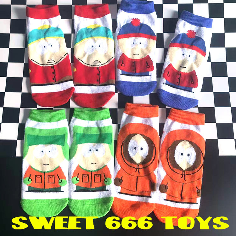 Japanese Order South Park Short Socks Cartoon Socks Size 36-40