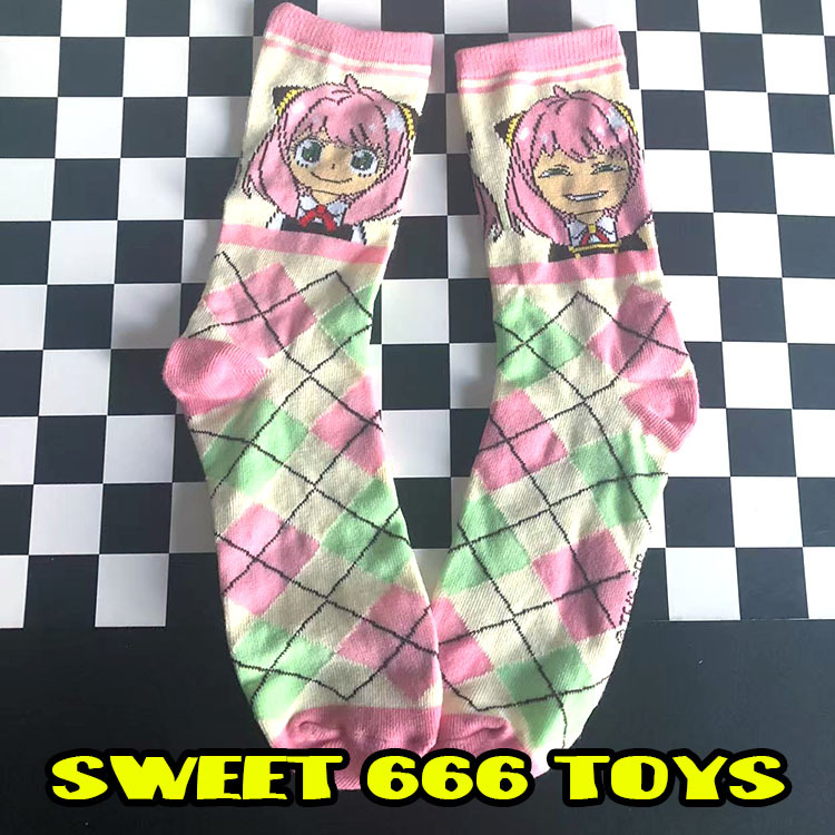 Japanese Surplus Stock Spy X Family Anya Socks Mid-Calf Socks Size 36-40