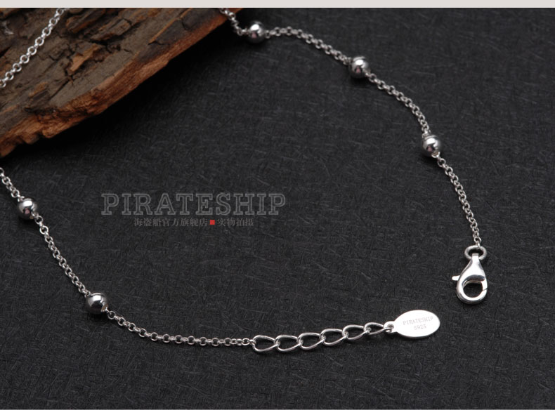 Bracelet de cheville Femme PIRATESHIP    en Argenterie - Ref 3104870 Image 11