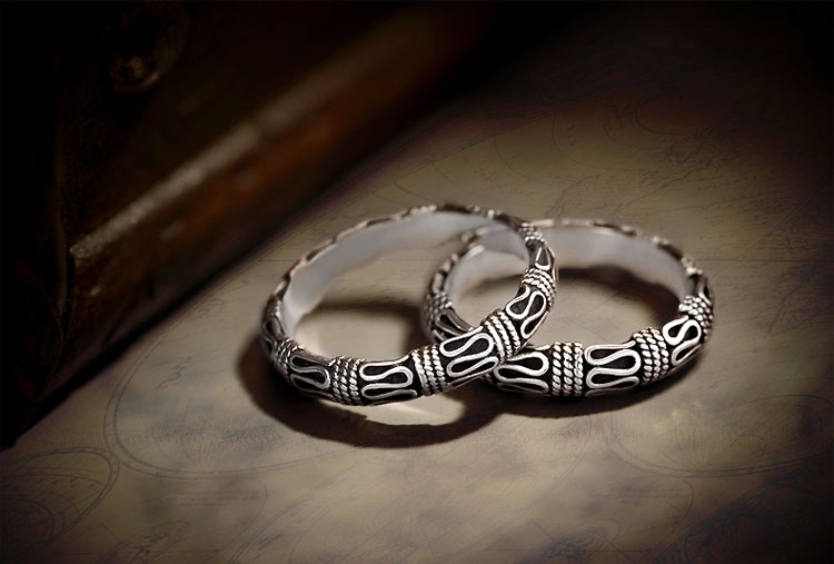 Bague mixte PIRATESHIP    en Argenterie - Ref 3089320 Image 15
