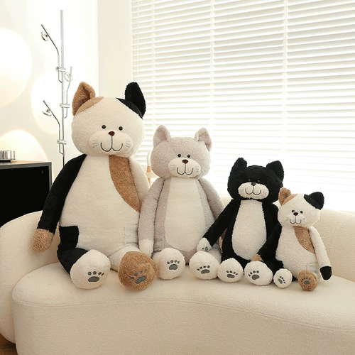 Плюшевая милая игрушка, кукла девочка, подушка, подарок на день рождения, кот