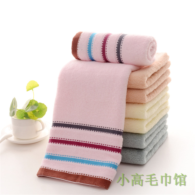 Wash your face bath towels All cotton towels pure cotton thickened with no drop Mao not falling out of color Lauprotect benefits get married back