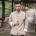 xử lý gió Trung Quốc Tail retro Trung Quốc dòng bông áo giản dị truyền thống cổ áo loose-fitting khóa Tang quần áo áo khoác nam 