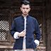 xử lý gió Trung Quốc Tail retro Trung Quốc dòng bông áo giản dị truyền thống cổ áo loose-fitting khóa Tang quần áo áo khoác nam 