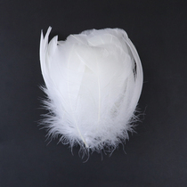  Factory 8-12cm Goose feather floating childrens handmade color small feather jewelry accessories Hair accessories wall decoration materials